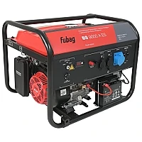 Бензиновый генератор FUBAG BS 9000 A ES в тихом зимнем кожухе 1200 RAL 7035